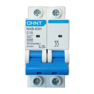 NXB-63H-C10-2P-10A-10KA-MCB-CHINT ELECTRIC